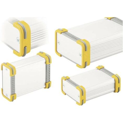 Boîtier profilé Fischer Elektronik 10035341 aluminium naturel, jaune 114 x 63.6 x 33 1 pc(s) (1/3)