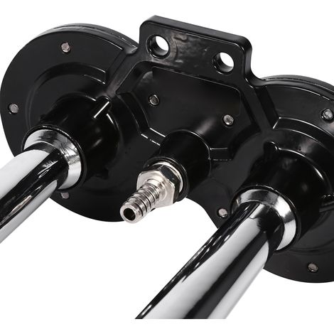 Klaxon pneumatique 12 V en alliage de zinc intégré à double tube, 150 dB, universel pour voitures et bateaux, argent, exclusivité entrepôt à l'étranger (1/5)