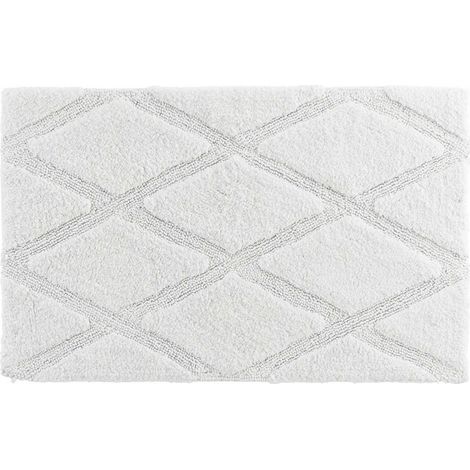 Tapis de Bain Tufté "Thais" 50x80cm Blanc
