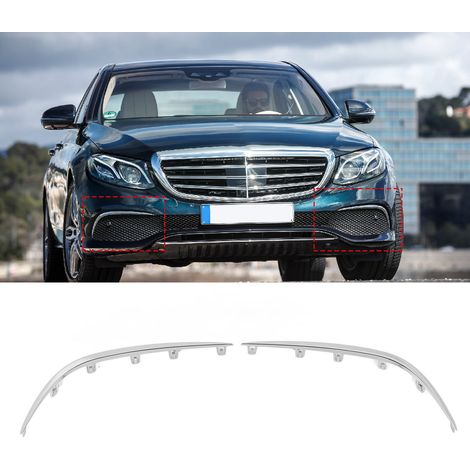 17-20 Mercedes-Benz Classe E W213 Executive (avant restylage), enjoliveurs de feux antibrouillard (paire, de chaque côté), 213 885 0174/0274 (1/5)