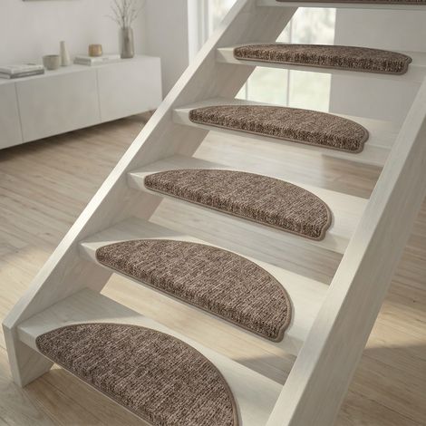 Tappetino per scale Novelle Marrone - 28x65 cm (1/4)