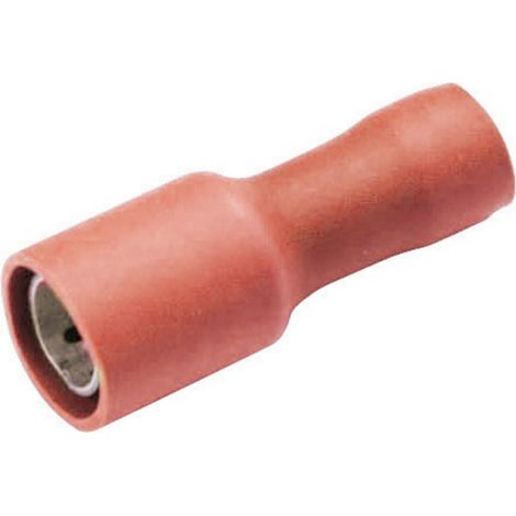 Vogt Verbindungstechnik 3915S Rundsteckhülse  0.50 mm² 1 mm² Stift-Ø: 4 mm Vollisoliert Rot 1 St.