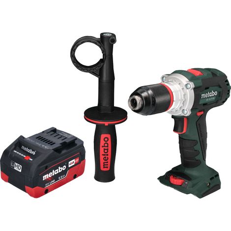 Metabo BS 18 LTX BL I Taladro atornillador a batería 18 V 130 Nm sin escobillas + 1x batería LiHD 5,5 Ah - sin cargador