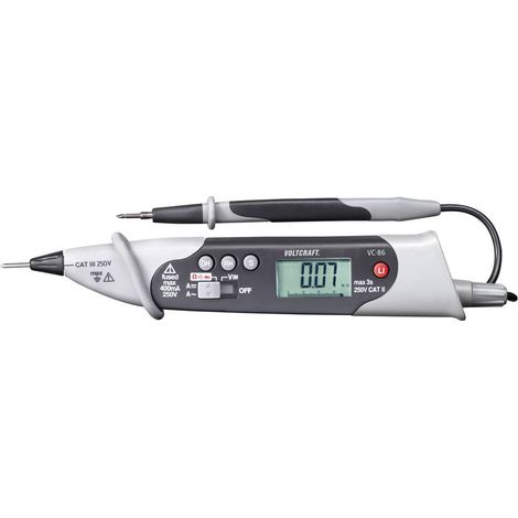 VOLTCRAFT VC-86 Multimetro portatile digitale CAT III 250 V Display (Counts): 4000 (1/5)