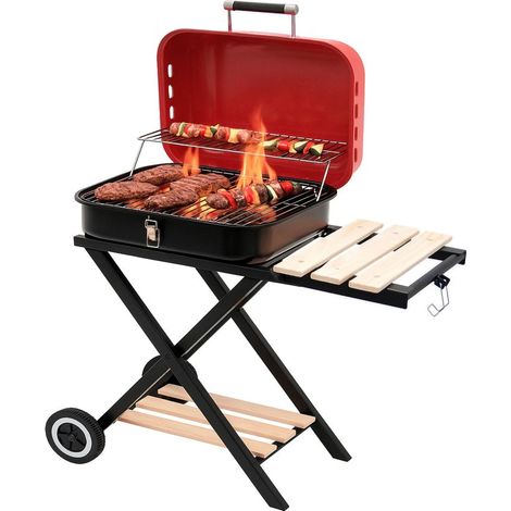 Klappbarer Holzkohlegrill, 45 x 33,5 cm (1/5)