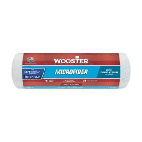 Wooster Microfiber 3/4" Nap Rough Paint Roller Sleeve - 9 Inch