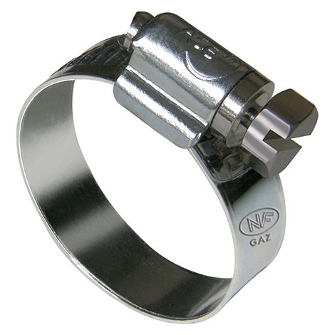 Dipra – Colliers NF gaz 6X12 GPL – Raccord gaz en métal – Fixation rapide – Pour installations de gaz butane et propane