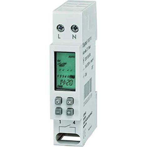 Intervalle de temps programmable hebdomadaire numérique - 1 sortie 250 V LEGRAND 003710 (1/3)