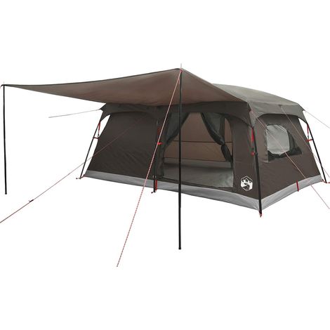 Tienda Familiar con techo Marrón Gris 500 x 400 x 230 cm