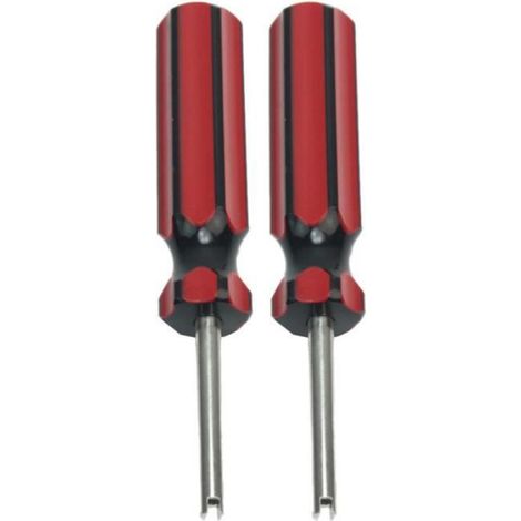 Outil Démonte Obus Valve Pneu - 2 Pcs - Compatible Tous Obus Standards - Pratique - Haute Qualité (1/4)