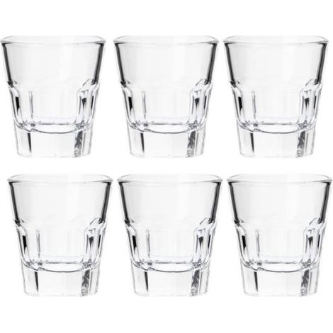 Borgonovo London shot set 6 bicchieri liquore 4.2 cl