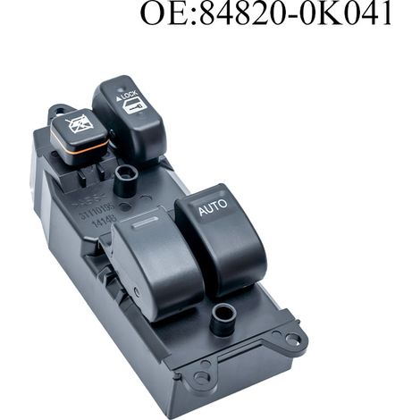 Interrupteur de fenêtre principale électrique côté conducteur avant gauche, pour Toyota RAV4 2000 – 2005 84820-0K041 (1/5)