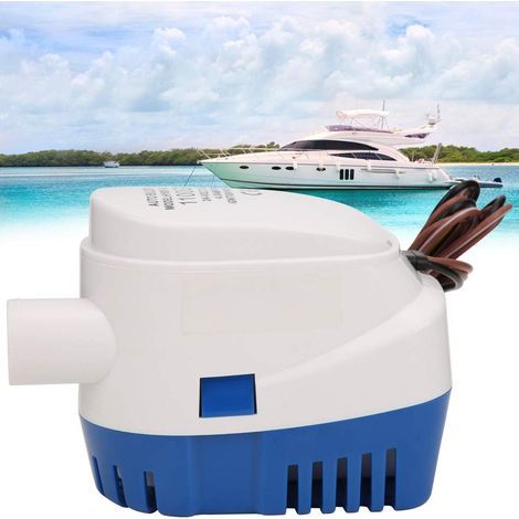 Pompe à Eaux Usées Miniature Auto-amorçante 24V, Pompes de Cale Automatiques pour Yachts, Bateaux de Pêche et Camping-cars