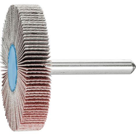 PFERD TOOLS Korund Fächerschleifer F Ø 50x10mm Schaft-Ø 6 mm A150 für Feinschliff und Finish 10 Stk