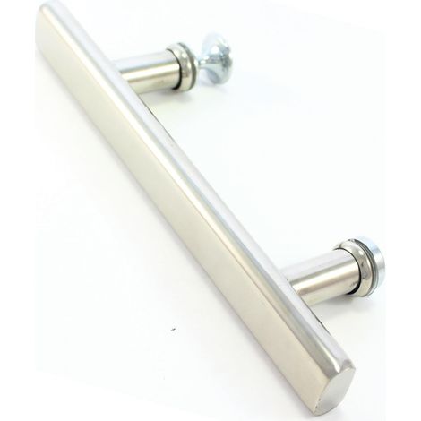Duschtürgriff – 1 Stück – Edelstahl – 5 mm Glasbefestigung – Badezimmer – 130 mm (1/3)