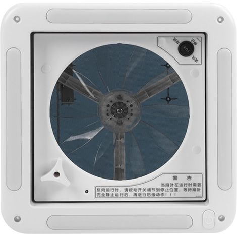 Ventilateur de Toit RV, Ventilateur de Ventilation Léger en ABS pour Caravane Bus 11 X 11 Pouces (1/5)