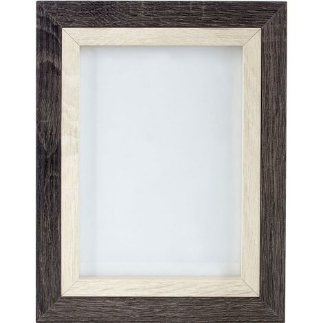 Premier Housewares Two-Toned Photo Frame / Frames Bevelled Design Picture Frames For Wall Contemporary Rectangular Photo Frames For Bedroom / Living Room / Hallways W23 X D3 X H25cm. (1/2)