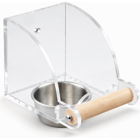 Distributeur de croquettes en verre 1 bol pour la maison