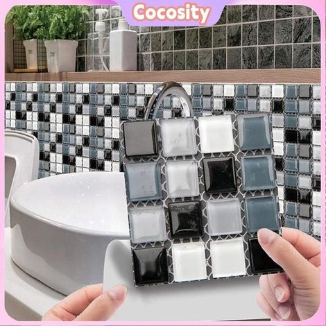 Cocosity Autocollants pour carrelage Autocollants de carrelage 3D auto-adhésifs, papier peint amovible luminaire decoration (1/5)