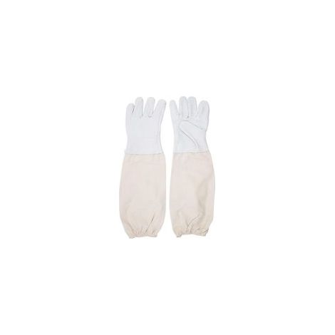 (M) Gants de protection en peau de mouton pour apiculteurs, gants universels en cuir pour apiculteurs avec housse ventilée, gants anti-piqûres, outils d'apiculture (1/5)