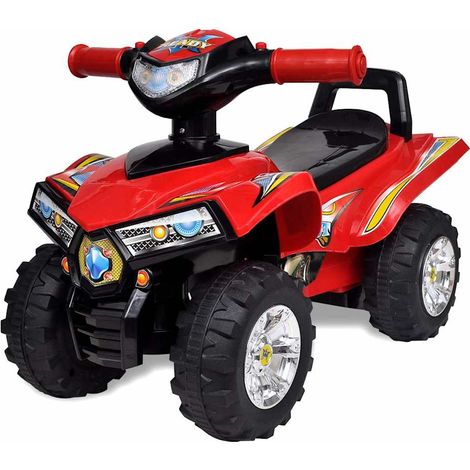 Rotes Aufsitz-Quad für Kinder mit Sound und Licht