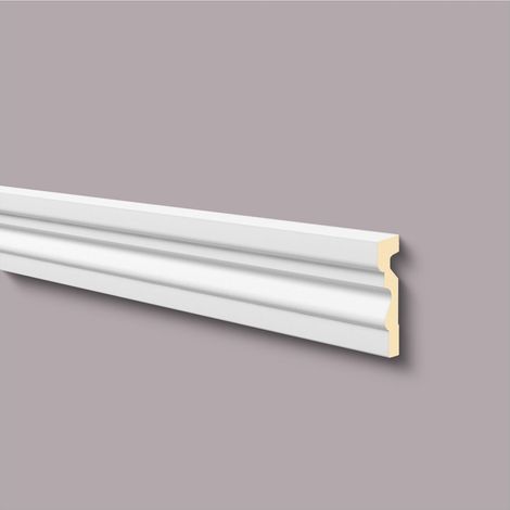 Marco de puerta NMC MA11 DOMOSTYL Noel Marquet Moldura de fachada Marco para ventanas Perfil de fachada diseño moderno blanco 2 m (1/3)