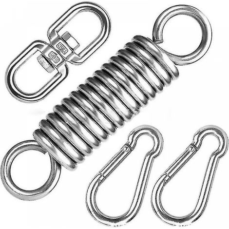 BEBUSINGOTO Ensemble de suspension pour sac de frappe, chaîne de montage pivotante en acier inoxydable (1/5)