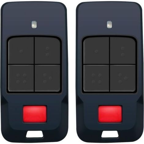 2 émetteurs de garage compatibles avec BFT MITTO COOL C4 433MHz, codage Rolling Code, MITTO COOL C2, MITTO COOL C4, Télécommandement universel pour porte de garage (1/4)