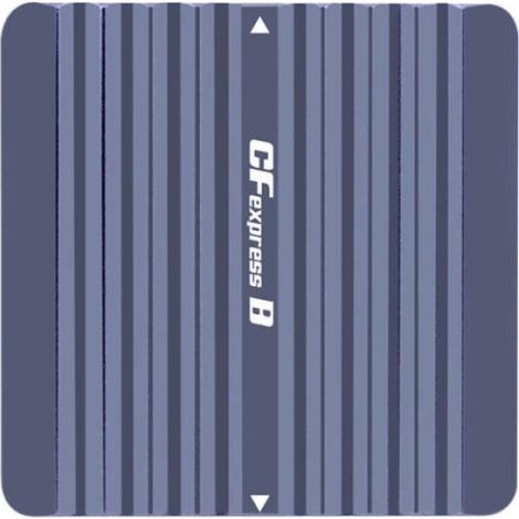 CFexpress-Lecteur de carte de type B portable en aluminium,USB 3.2,Gen2,10Gbps,Type C vers CF Express,Adaptateur - with OTG Cable (1/4)