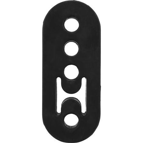 Support caoutchouc pot d'échappement universel pour voiture, support de fixation silencieux, 4 trous, isolant anti-vibrations (1/5)