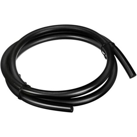Tuyau d'essence moto Ulisem pour petits moteurs, diamètre intérieur 5 mm, diamètre extérieur 8 mm, double couche, en caoutchouc, 1 m (noir) (1/4)