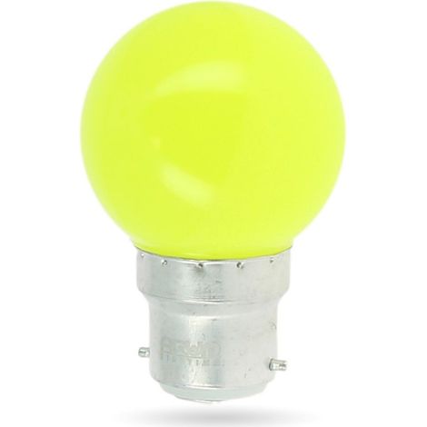 Lampadina a LED gialla da 1 watt (equivalente a 10 watt) Garingu Guinguette