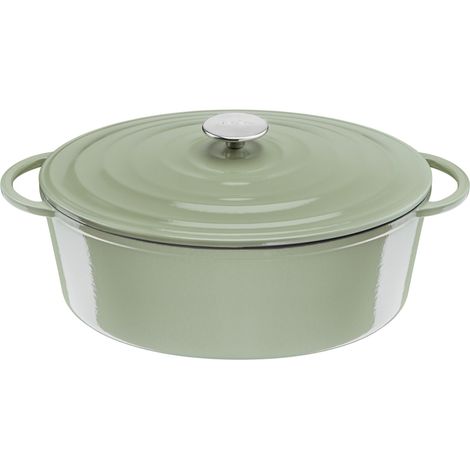 Cocotte Tefal TEFAL LOV Cocotte ovale 34 cm Verte E2580604