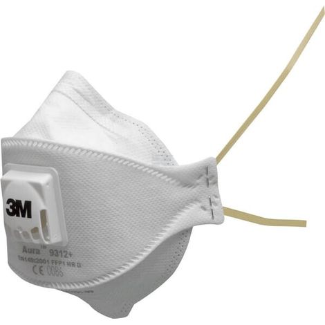 M谩scara antipolvo FFP1 con v谩lvula 9312+ 10 uds. 3M 9312P010 (1/3)