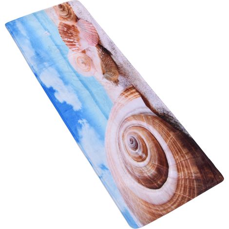 Tapis de sol décoratif rectangulaire doux et antidérapant à motif 3D pour salon, chambre et cuisine (1/5)