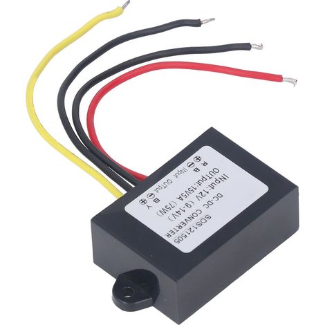 Module élévateur de tension CC/CC étanche IP67, entrée 9-14 V, sortie 15 V (1/5)