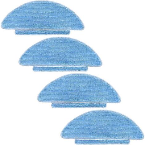 Set of 4 Replacement Pads for Robot Vacuum Cleaners Compatible with Models L9000 L8000 Q6 SE SL60D L6 NEX (1/5)