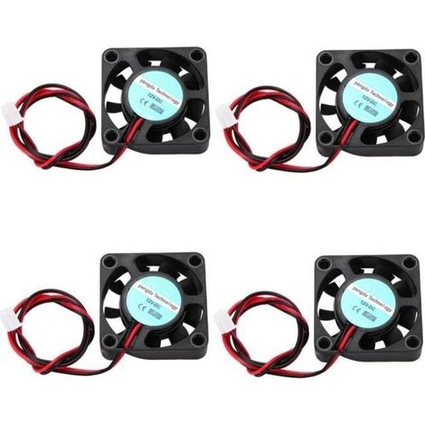 4 Pcs 12V 4010 Cooling Fans for 3D Printer - High Air Volume (6.7 CFM) (1/4)