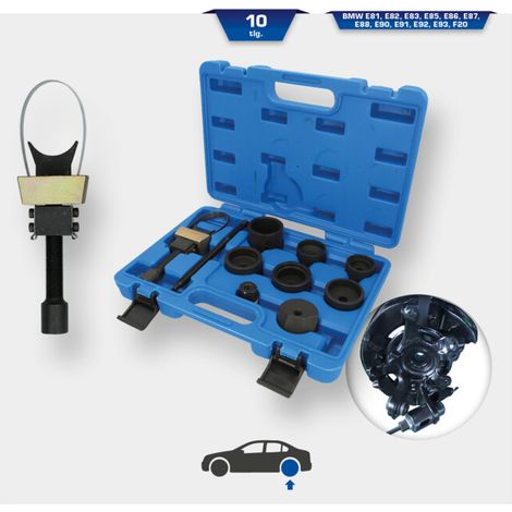 BRILLIANT TOOLS Jeu d'outils pour bagues de bras de suspension pour essieu arrière BMW 10 pièces - BT672200 (1/5)