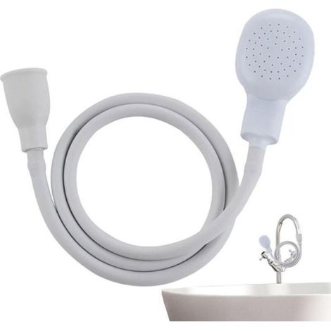 Douchette - Tuyau Flexible En PVC - Tête En ABS - Pour Bain Animal Domestique Et Nettoyage Extérieur - 1 Pièce (1/4)
