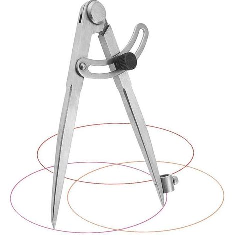20 cm Zimmermannszirkel, professioneller Zirkel aus Kohlenstoffstahl, Zirkel mit großem Durchmesser zum Zeichnen von Kreisen, für Tischlerarbeiten, Metallbearbeitung und Lederverarbeitung