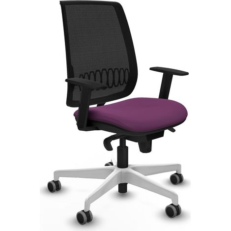 Chaise de bureau piqueras y crespo Alares noir mousse injectée (1/2)