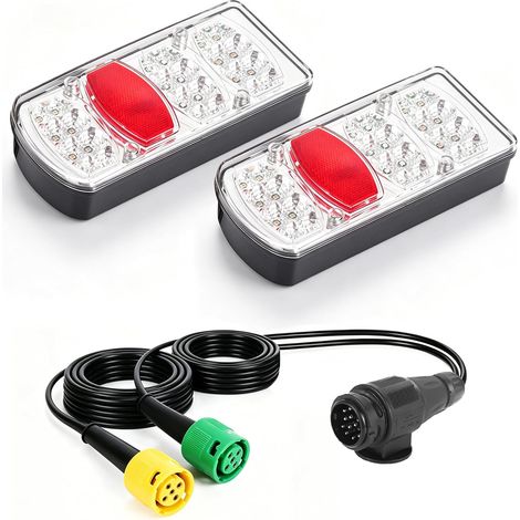 Kit de Feux Arrière LED pour Remorque, Éclairage de Remorque (1/5)