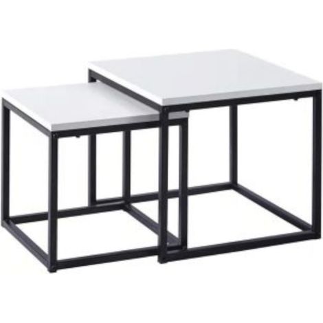 Mesa de centro blanca ZY-07