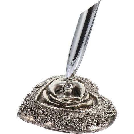 stylo en résine à motif de rose de style européen support à