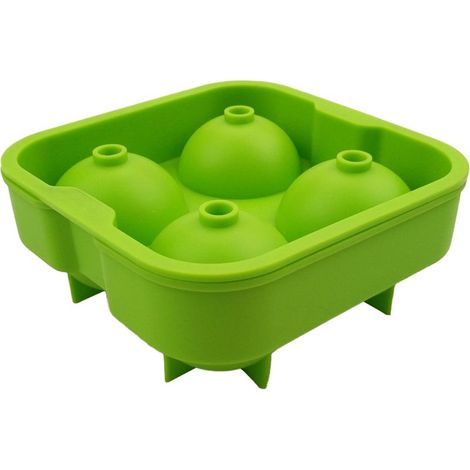 Eiswürfelform – Kugelförmige Silikonform – Für Whisky-Cocktails und gekühlte Getränke – 12 Mulden – Wiederverwendbar (1/5)