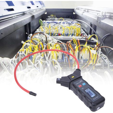 Pince à bobine flexible multifonctionnelle Pince de courant de fuite AC Pince de mesure de courant Outil de mesure de courant Testeur de continuité Kit de maintenance d'affichage LCD Testeur (1/5)