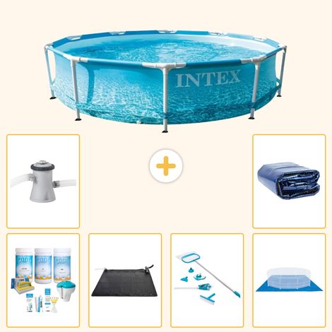 Intex Piscine Tubulaire Ronde - 305x76 cm - 7-pièces  S20358 (1/5)