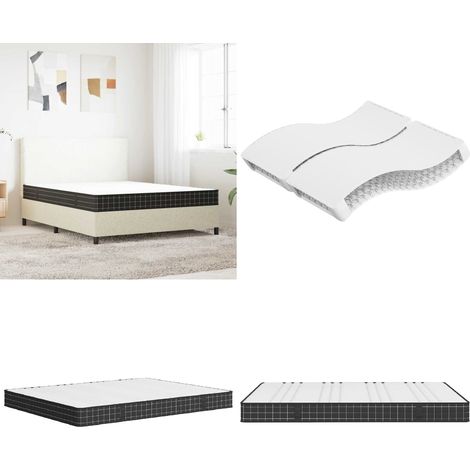 Matelas à ressorts bonnell moyen 160x200 cm - Matelas À Ressorts - Matelas Bonnell - Matelas Double - Matelas Confortable - Matelas Support - Home & Living (1/5)