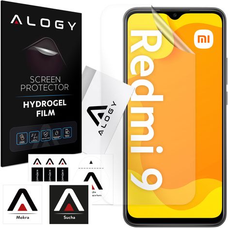 Película de hidrogel para protector de pantalla Xiaomi Redmi 9 Película de hidrogel Alogy (1/4)